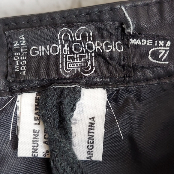 Gino di Giorgio leather skirt - Picture 6 of 10